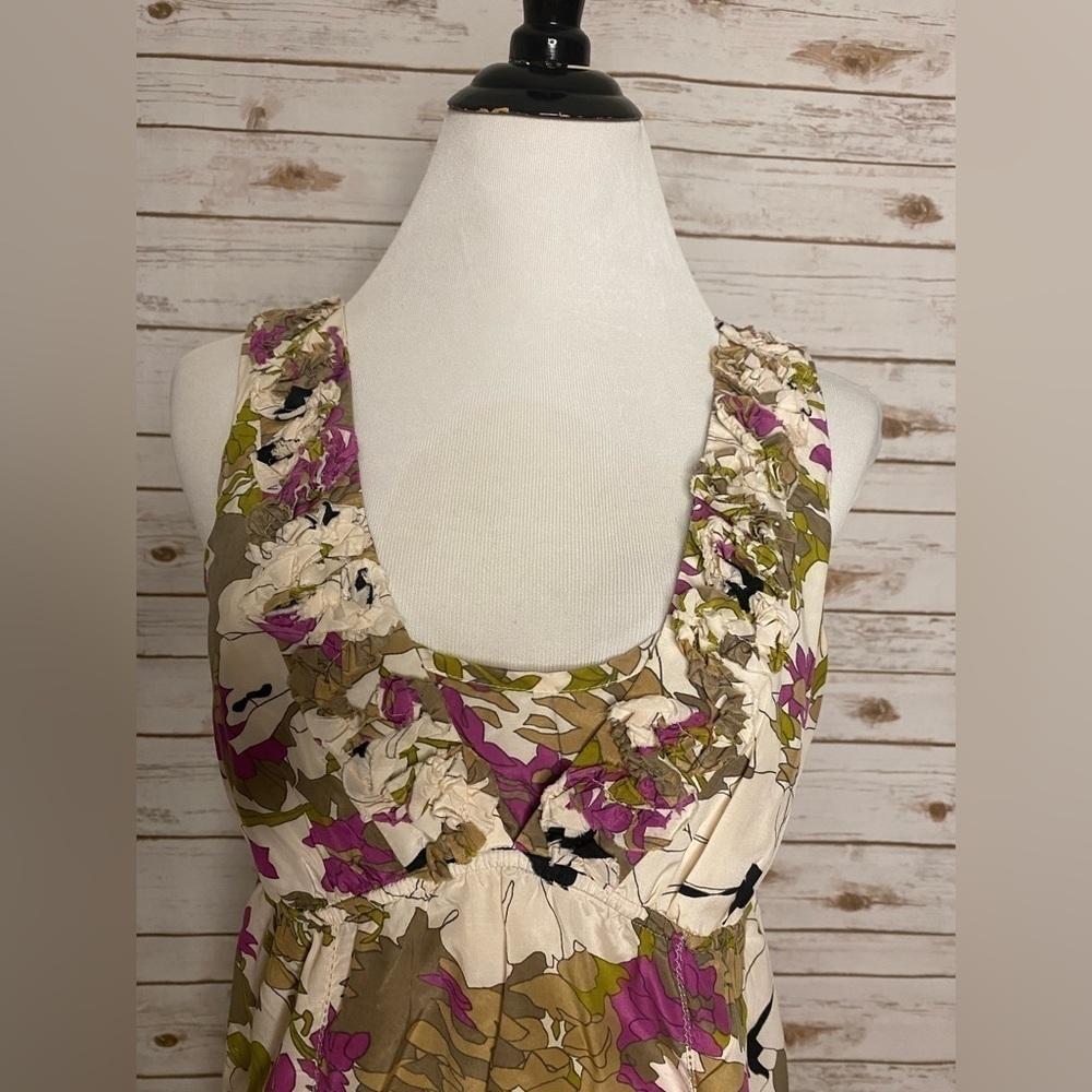 Ann Taylor LOFT silk-blend sleeveless dress - Picture 2 of 5